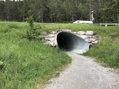 Rad-Tunnel am Fernpass